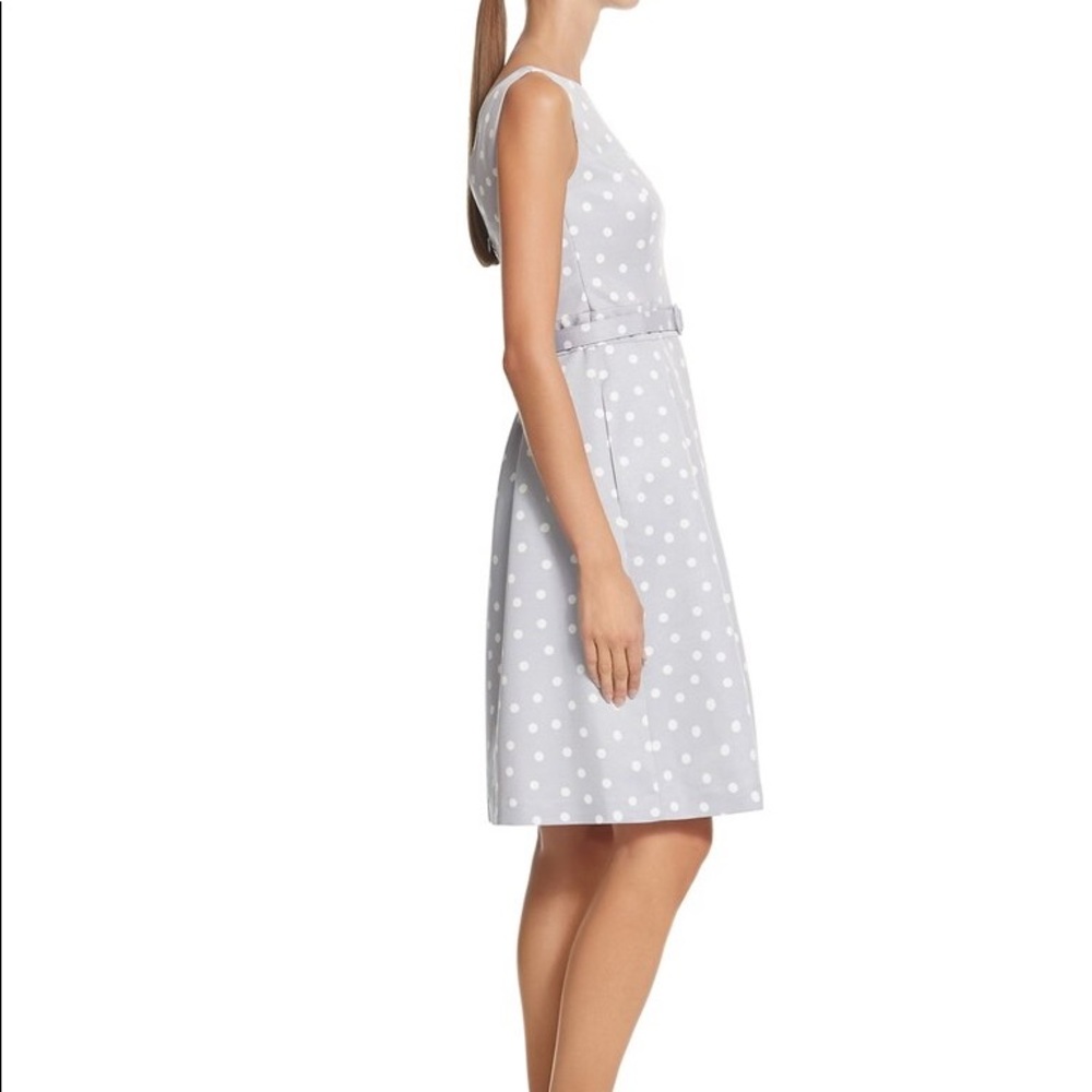 WHBM Sleeveless Polka Dot Print Sundress Brunch Easter Garden Party Dress - Picture 2 of 7